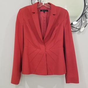 Anne Klein Deep Orange Blazer
